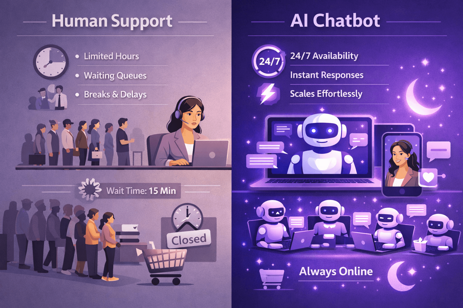 Live Chat vs AI Chatbots for Online Stores: Which Delivers Better ROI?